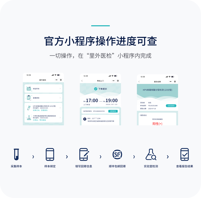 官方小程序操作进度可查